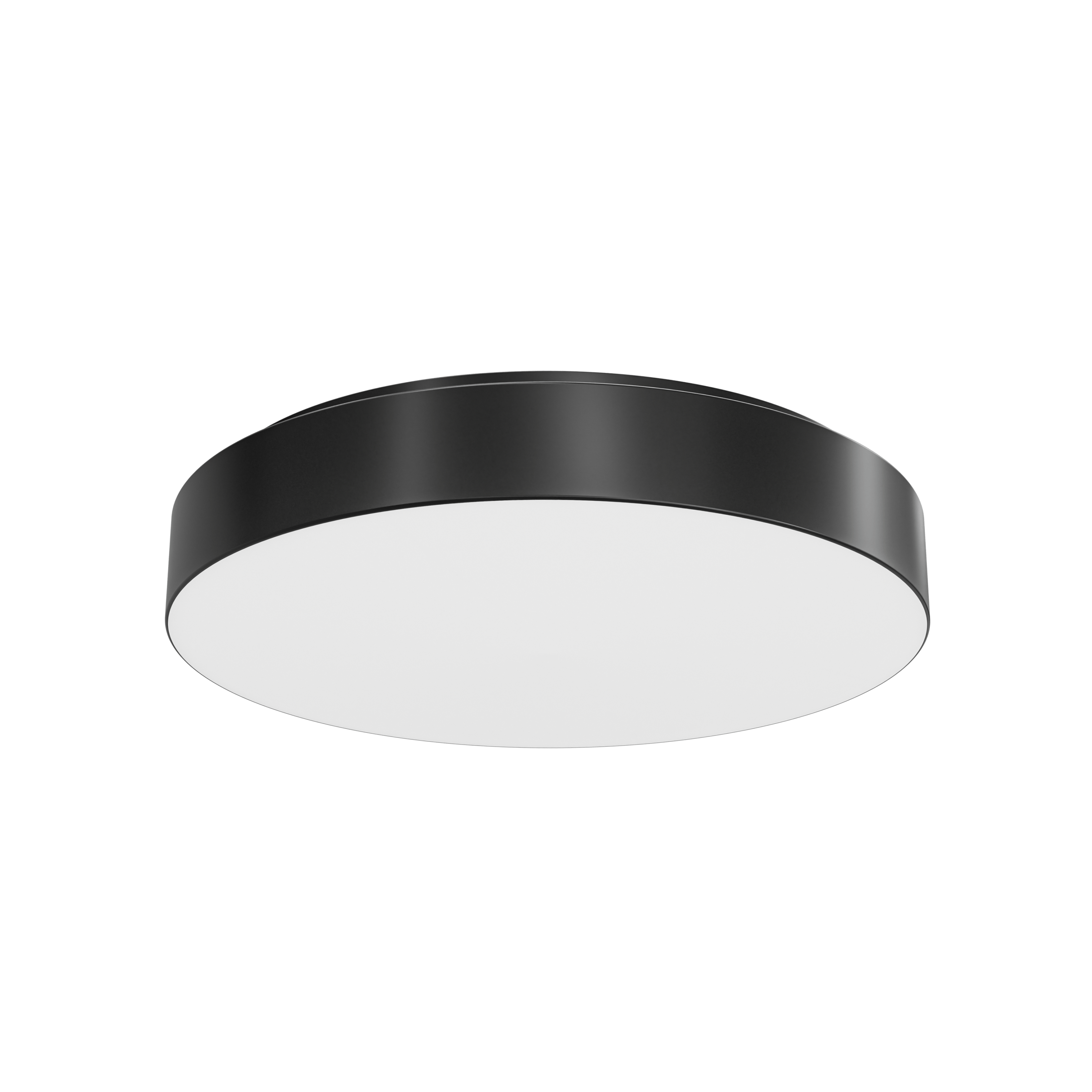 welight intelligent | EAL_303 – Decken-Design-LED-Aufbauleuchte – Perspektive schwarz matt